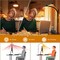LED Desk Lamp for Office Dorm Home - Eye Caring Desk Light with Timer, Remote Control 24W Brightest Dual Screen Computer Monitor Gooseneck Dimmable Table lamp with Anti-Glare Cover Clamp